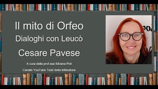 Orfeo  - Dialoghi con Leucò - Cesare Pavese - Testi della letteratura italiana