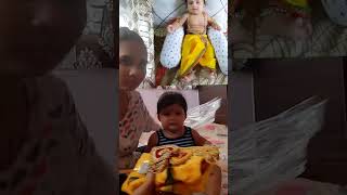 జాగృతి నిద్ర కన్నా కోడి నిద్ర బెటర్...#A Day in my life with my baby...#shorts #srikrishnajanmastami