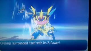 Jeremiah and Ash Greninja's First Water-Type Z-move