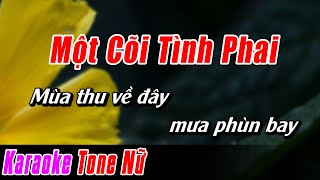 Một Cõi Tình Phai Karaoke Tone Nữ | Karaoke Nhạc Sống Chuẩn Mới Nhất NBP. Music