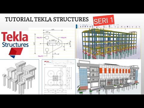 TUTORIAL TEKLA STRUCTURE 2022 BETON SERI 1 - YouTube