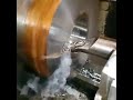 Lathe work in slow motion