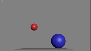 Balls Bouncing with different Weights