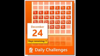 Microsoft Sudoku Daily Challenges (2024-12-24) Merry Christmas