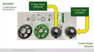 John Deere Precision Upgrades | S700 Cross Auger Shutoff Upgrade  UpClose