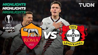 HIGHLIGHTS - Roma 0-2 Bayer Leverkusen  | UEFA Europa League 2023/24 - Semifinal | TUDN