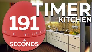 191 seconds Cooking timer | 3min 11sec Egg TIMER