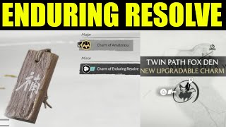 Ghost of yotei - how to get charm of enduring resolve |. twin fox den walkthrough