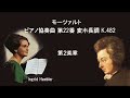 ★モーツァルト ピアノ協奏曲 第22番 変ホ長調 k.482 ヘブラー デイヴィス mozart piano concerto no. 22