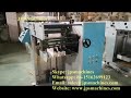 JPS-320ZD Auto slitting & folding machine for self-adhesive label paper to India