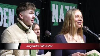 Kundgebung in Münster gegen den Rechtsruck - Rede Jugendrat Münster