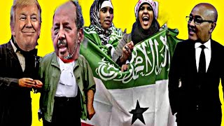 Daawo Xasan sh oo Qirtay in somaliland Mareykan Aqoonsaday,Diyaarad Lagu Weerary Villa somaliya cawa