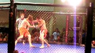 Greg Houtman First Round TKO Clingans Korean Karate Academy Rumble on the Rez