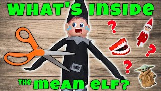 What's Inside The Mean Elf On The Shelf! Cutting Open Evl