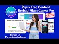 CANVA PRO GRATIS cek video terbaru