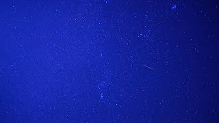 2019年オリオン座流星群　極大日の流れ星（動画）