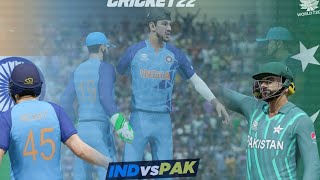 India vs Pakistan - वर्ल्ड कप की शुरुआत - Cricket 22 T20 World Cup 2022 #1 ALL IN ONE A