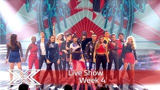 The Contestants open the show with DNCE | Results Show | The X Factor 2016