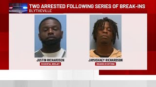 Police arrest 4 suspects, including 2 juveniles, in Blytheville break-in spree