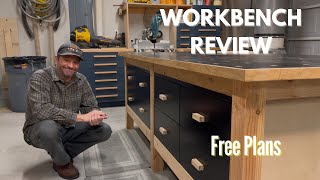 1 Year Review of My Workbench! Free Plans