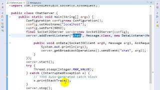 Simple SocketIO with java code chat part2