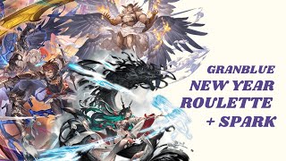 Gold moons and summons galore! | Granblue Fantasy New Year Roulette Gacha Compilation