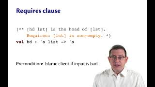 Parts of a Function Specification | OCaml Programming | Chapter 6 Video 3