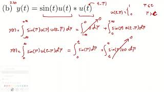 #2.10 (b): Solve convolution integral example.