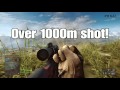 long range sniping compilation over 1000m shot bf4