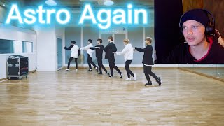 Reaction to Astro (Again lyric video and dance practice)