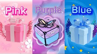 Choose your gift😍💝3gift box challenge😍🤮😃2 good and 1 bad #pickonekickone #wouldy