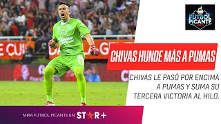 Chivas vence y hunde más a Pumas