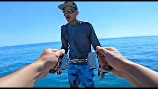 Man With Arrest Warrant Tries to Swim Away From Police | Key West Fishing Stop Goes Wrong