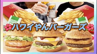 【マック】新作ハワイやんバーガーズ３種🌺ビールで大優勝🍻✨