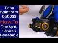 Penn Spinfisher 6500SS Fishing Reel - How to take apart, service and reassemble