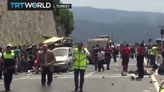 Deadly bus crash in western Turkey