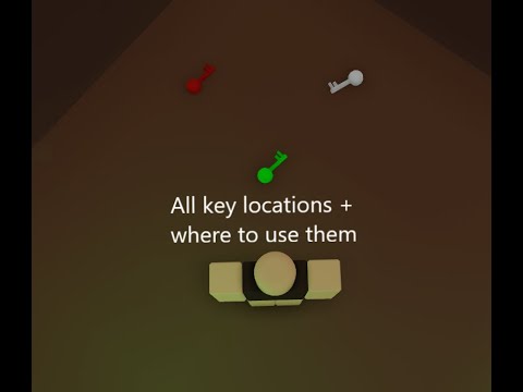 (Outdated) All key locations and where to use them in Infectious Smile Roblox
