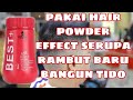 Best hair powder for texture hair , messy hair