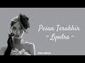 Pesan Terakhir ( Lyodra ) ~ Lirik lagu