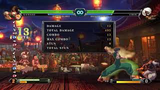 KoF XIII: Kensou 2 bars HD 100% (no fireball setup!!)