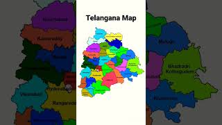 Telangana map #trending #viral #upsc#ssc#ytshorts #gk#telugu#telangana#group#map#studywithsai#india