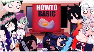 ★Hashiras (+Eu) react to HowToBasic★