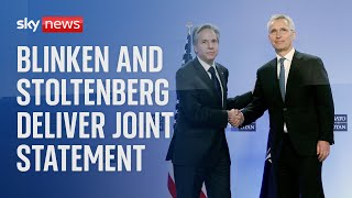 Jens Stoltenberg and Antony Blinken deliver joint statement