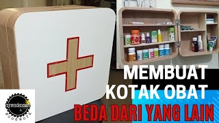 membuat kotak obat/kotak P3K yang beda dari yang lain/first aid box making