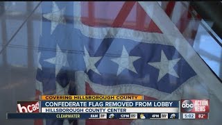 Confederate Flag removed from Hillsborough County Government Center