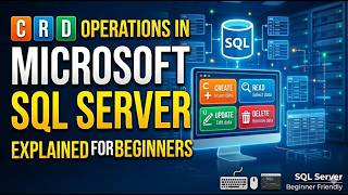 CRUD operation in Databases( microsoft SQL Server)#crudoperations #microsoftsqlserver
