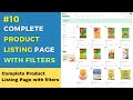 React Ecommerce Website Tutorial in Hindi #10: Complete Product Listing Page with Filters 🔥🔥🔥