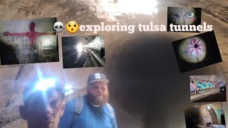 Exploring underground Tunnels in Tulsa 3mile walk underground tunnels in tulsa follow me in the dark