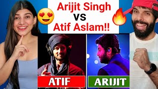 Arijit Singh Vs Atif Aslam - The Song Battle Arijit singh Reaction  !!