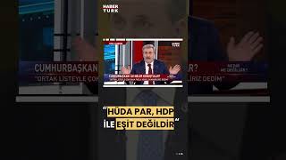 BBP Genel Başkanı Mustafa Destici: "HÜDA PAR, HDP ile eşit değildir." #shorts